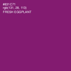 #831C71 - Fresh Eggplant Color Image